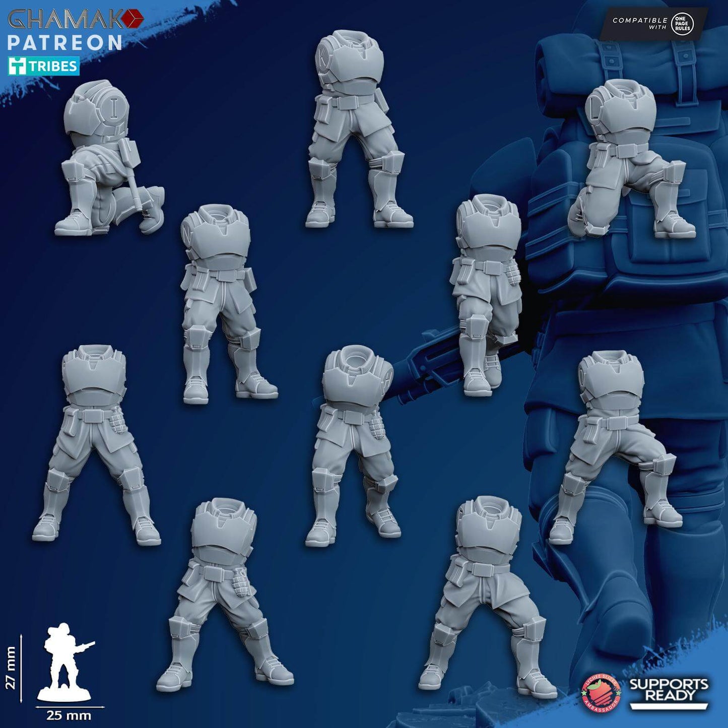 Assault Troops - Imperial Guard Proxy - Ghamak Miniatures