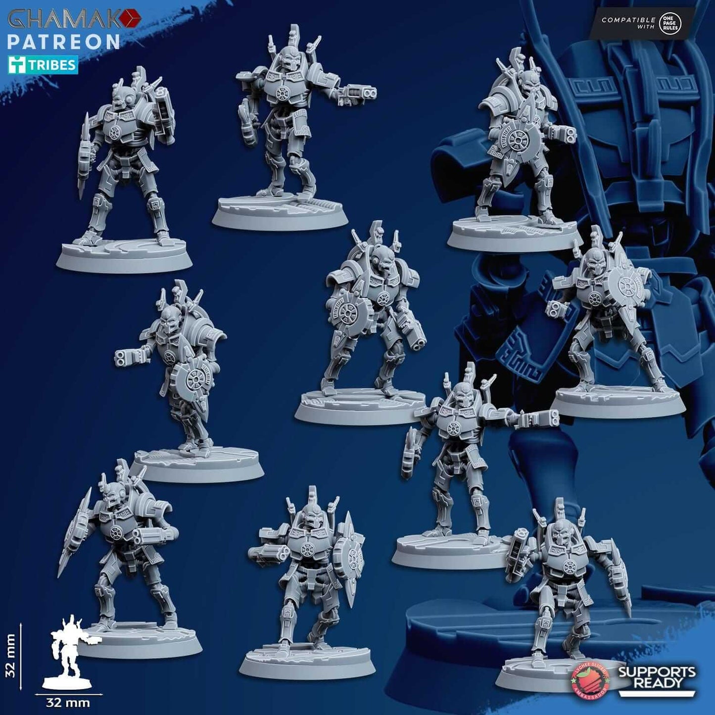 Void Centurion - Necron Proxy - Ghamak Miniatures