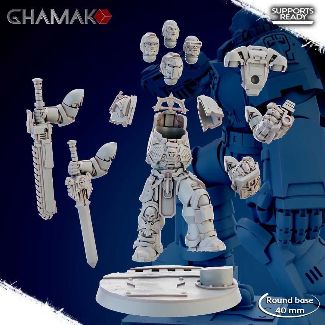 Tribune - Ghamak Miniatures - Grimdark Void Marines