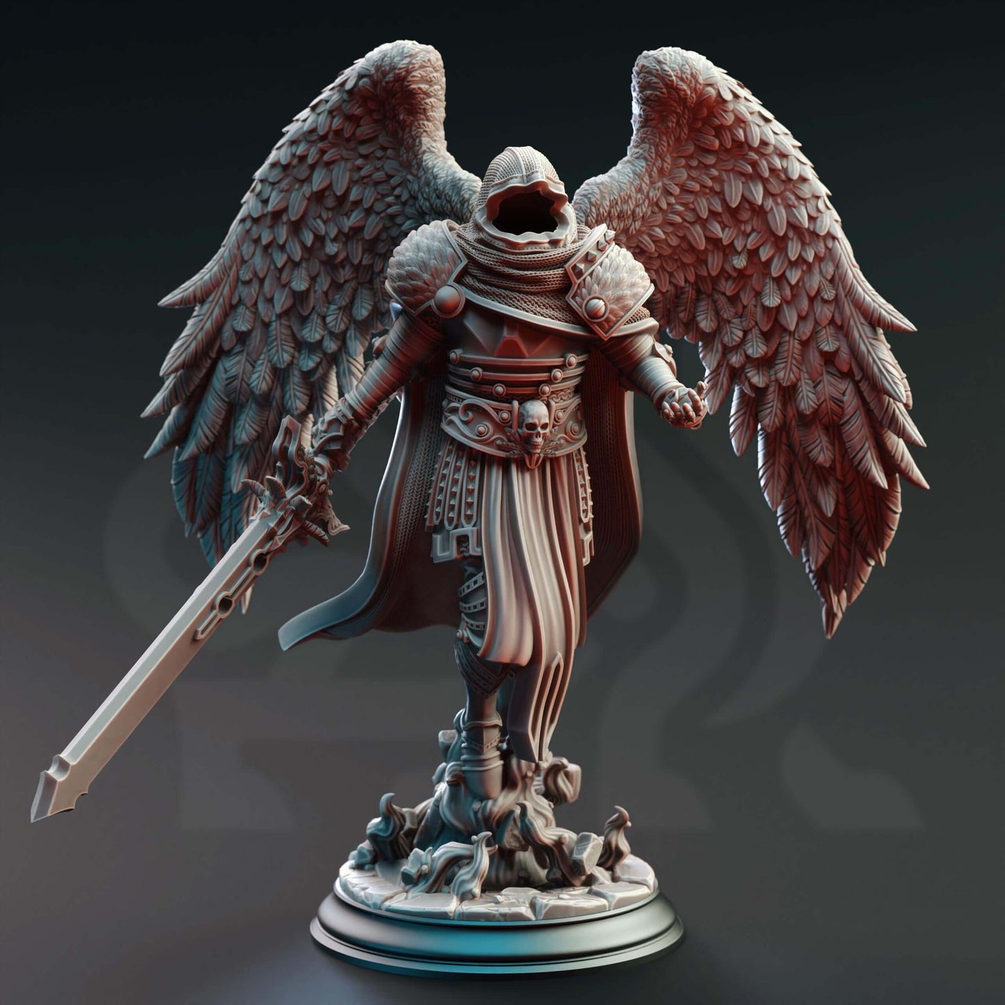 Soulreaper Angel - Eranemeli the Soulbringer - 3D Printed Resin RPG/Tabletop/Boardgames Miniature DM Stash