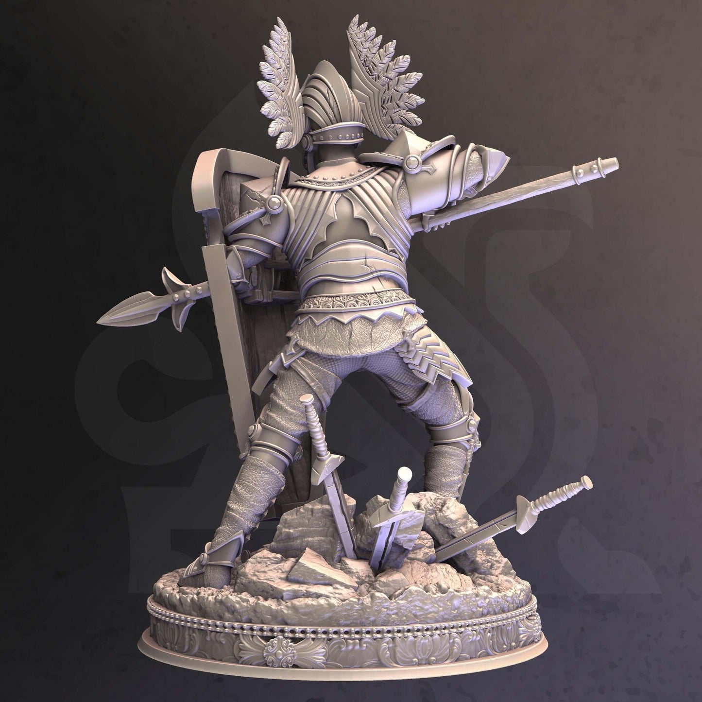 Tower Guard - Eridius Falx - 3D Printed Resin RPG/Tabletop/Boardgames Miniature DM Stash