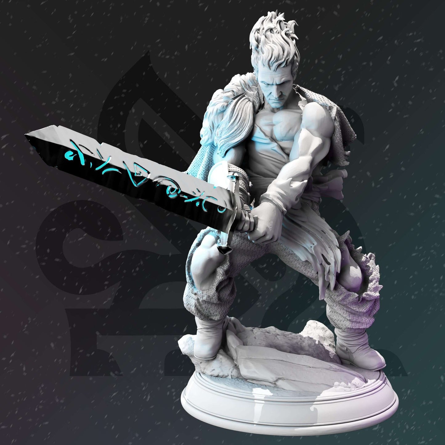 Ragged Bloodhunter Captain - Gaius - 3D Printed Resin RPG/Tabletop/Boardgames Miniature DM Stash