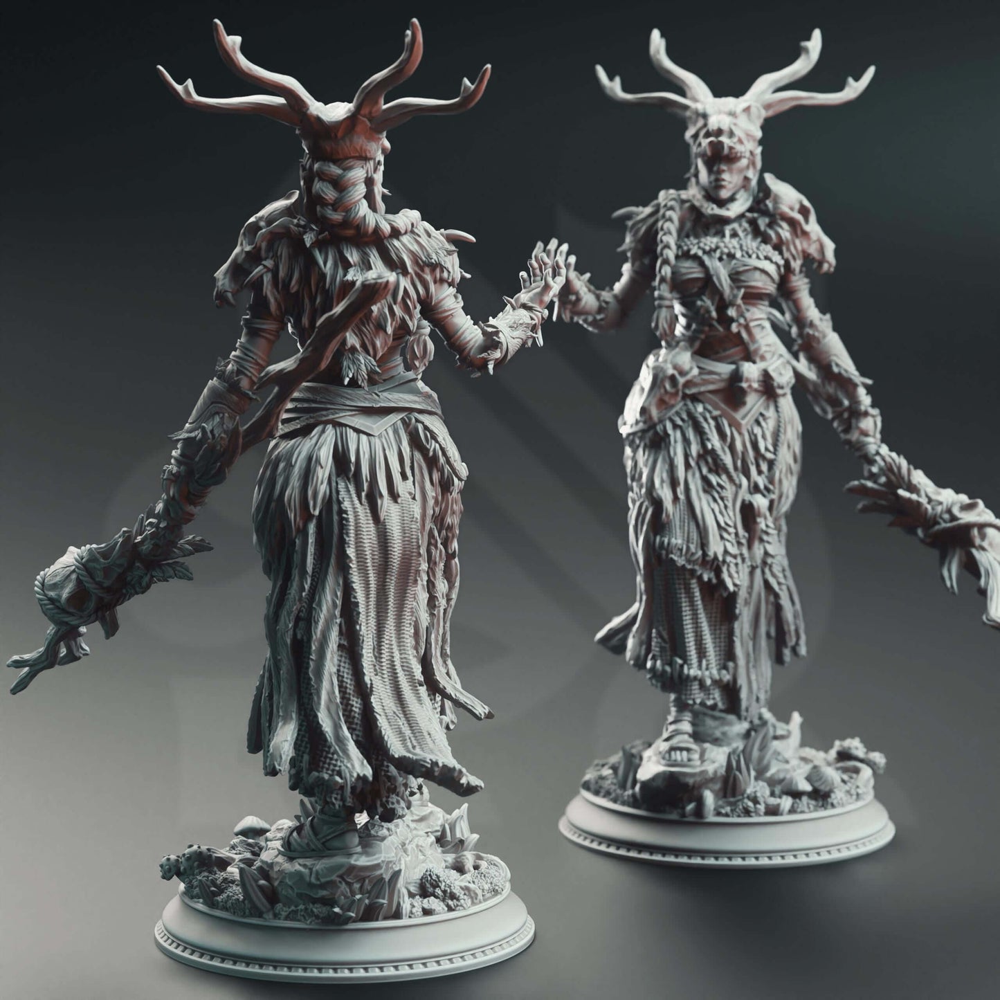 Goliath Druid Elder - Turak'tali - 3D Printed Resin RPG/Tabletop/Boardgames Miniature DM Stash