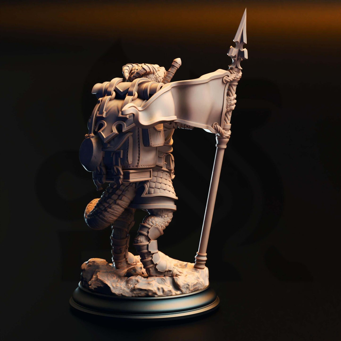 Silver Kobold Squire - Archemen the Stouthearted - 3D Printed Resin RPG/Tabletop/Boardgames Miniature DM Stash