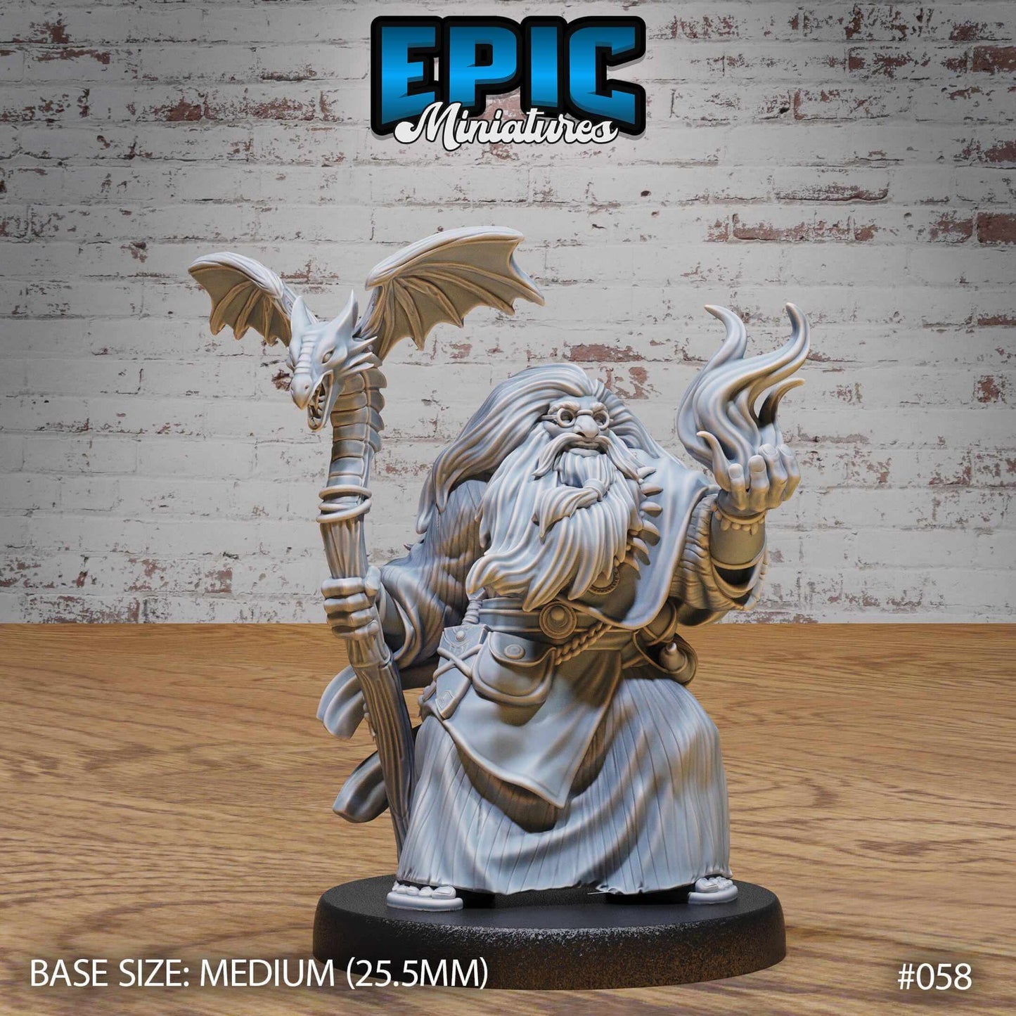Elemental Magic Dwarf Set - D&D Epic Miniatures and Dragons