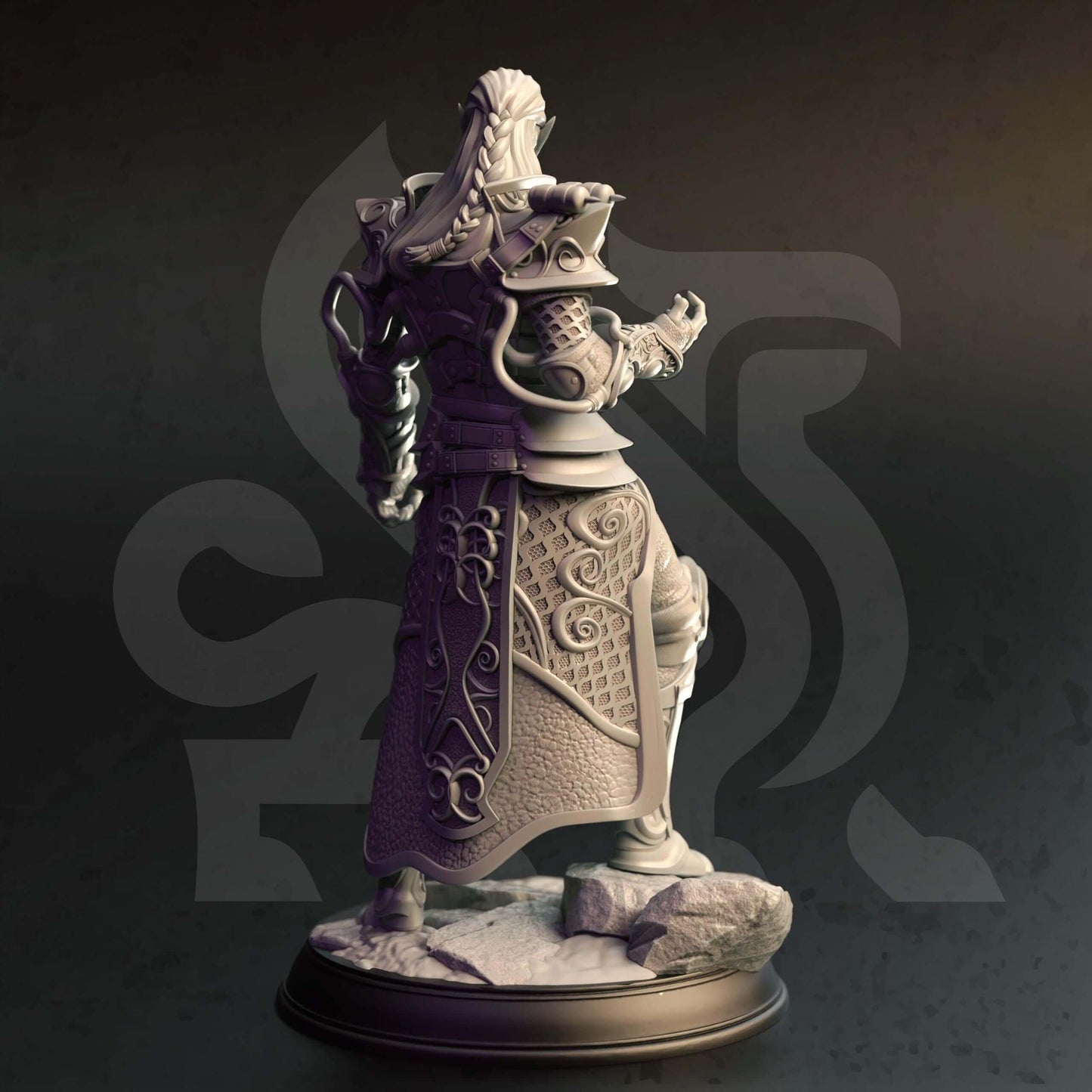 High Elf Artificer - Netros - 3D Printed Resin RPG/Tabletop/Boardgames Miniature DM Stash