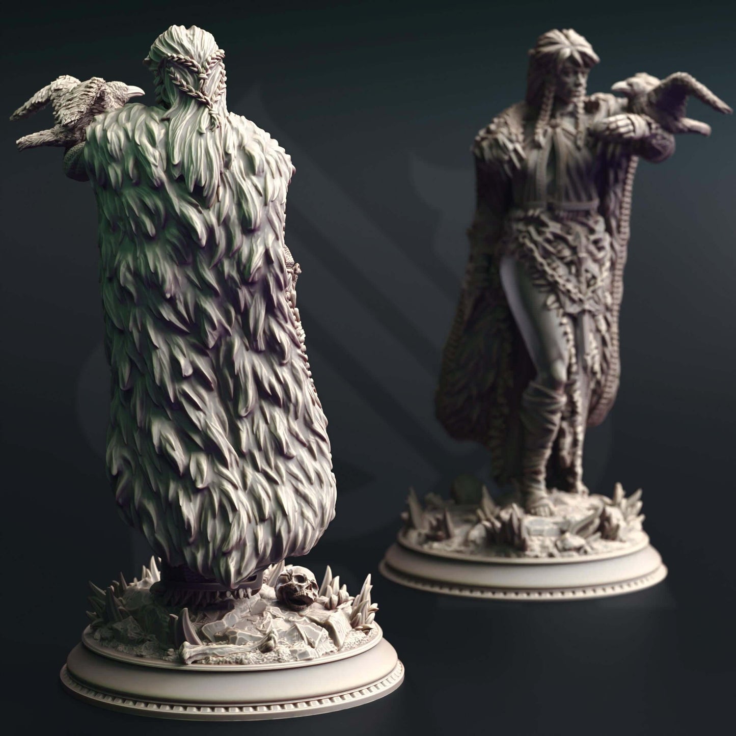 Vampire Enchantress - Celine de la Rouge - 3D Printed Resin RPG/Tabletop/Boardgames Miniature DM Stash