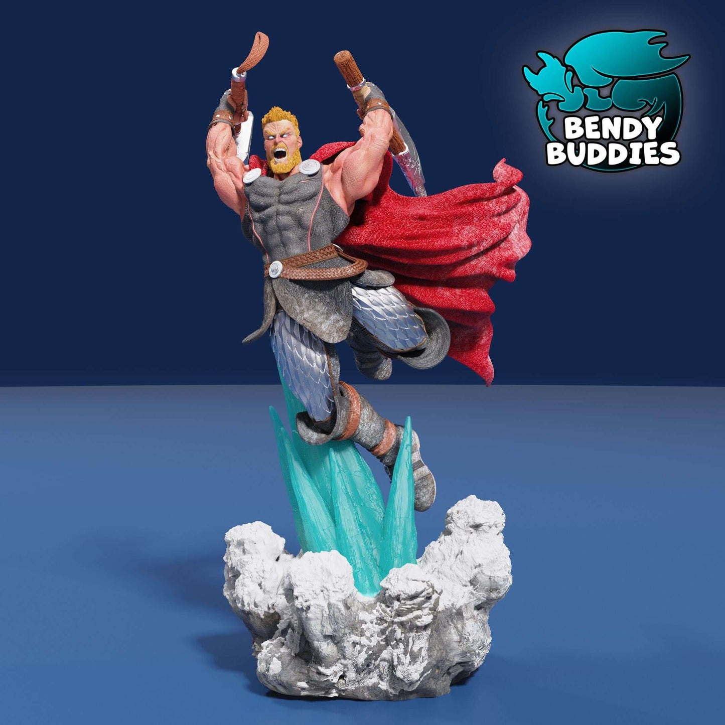 Thor - Marvel Comics - Collectible Fanart Statue - Bendy Buddies