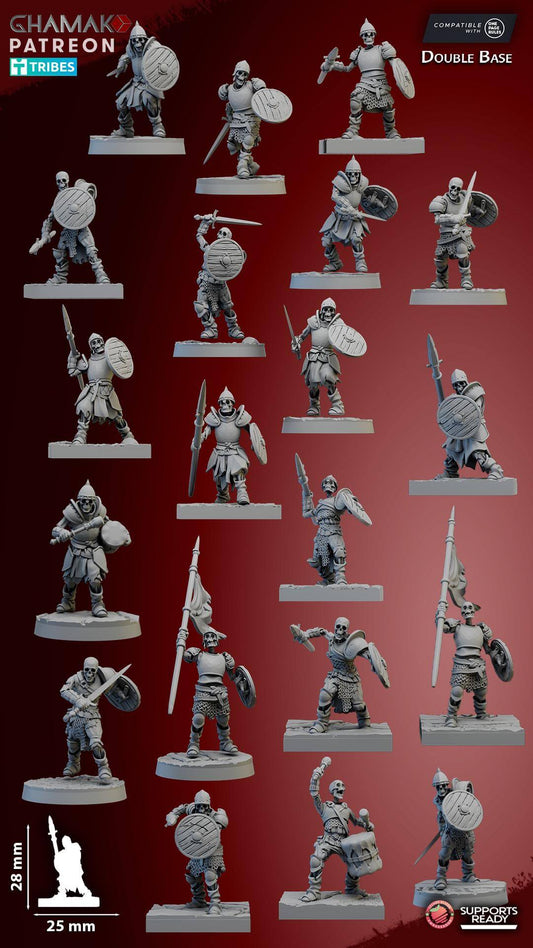 Skeleton Guard - Miniatures by Ghamak
