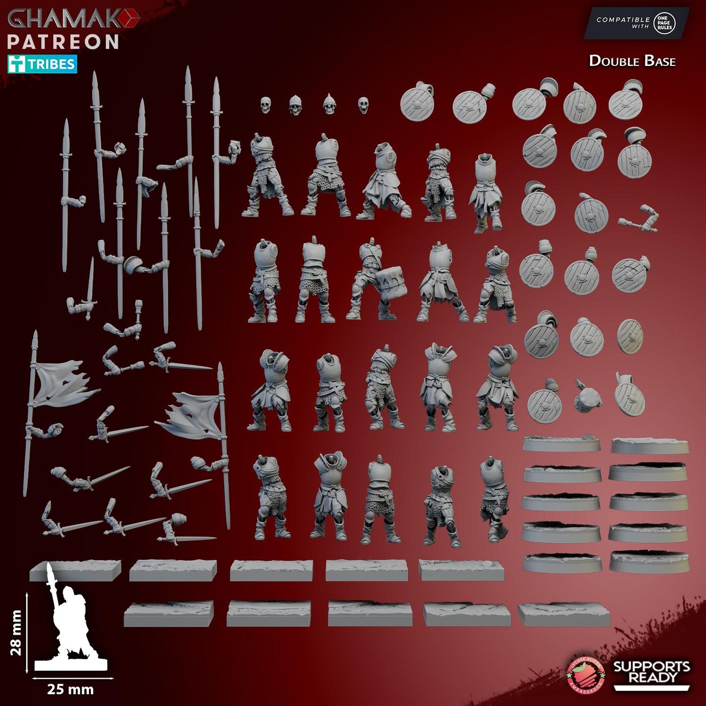 Skeleton Guard - Miniatures by Ghamak