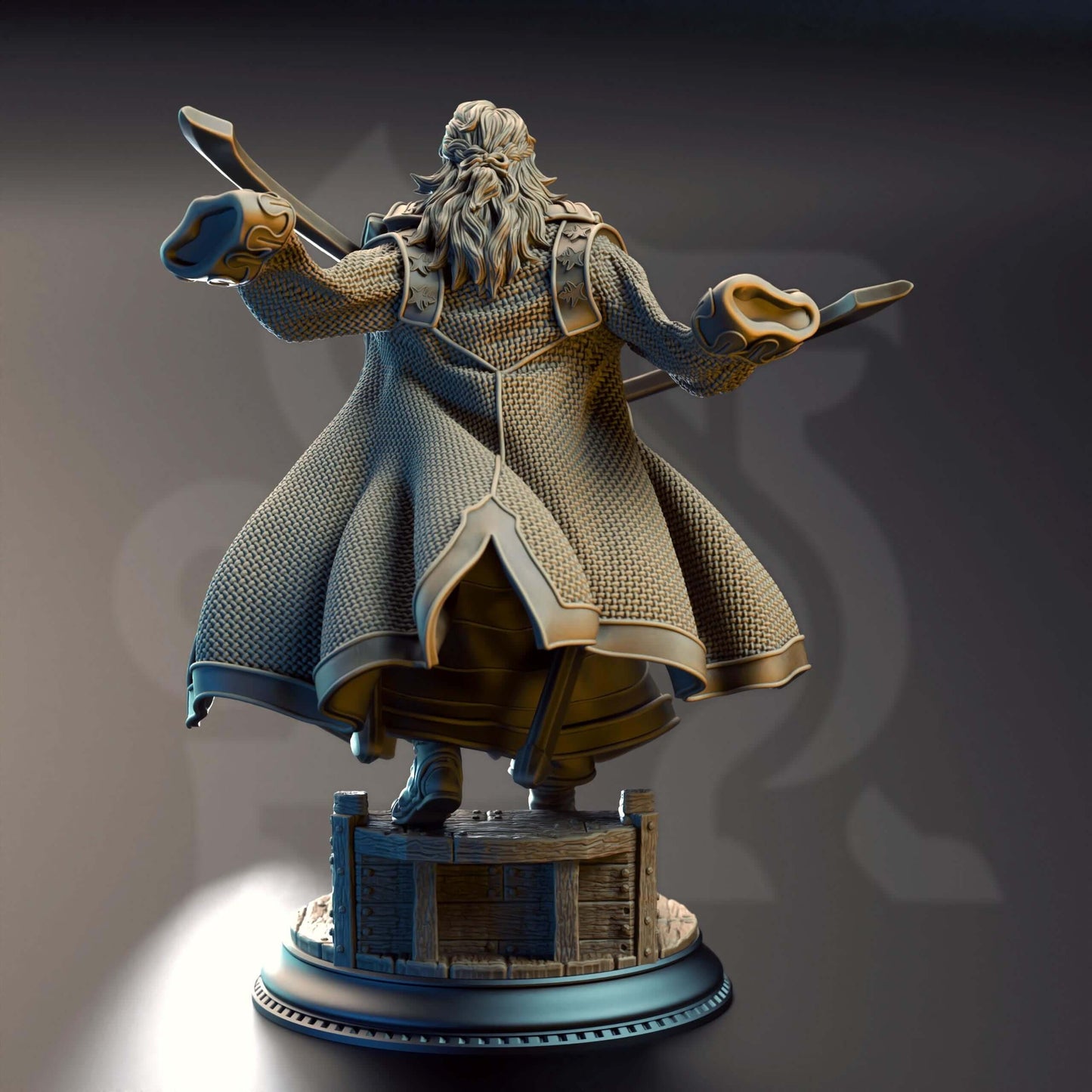 Swordsman of the Sea - Ignacio Reyes - 3D Printed Resin RPG/Tabletop/Boardgames Miniature DM Stash