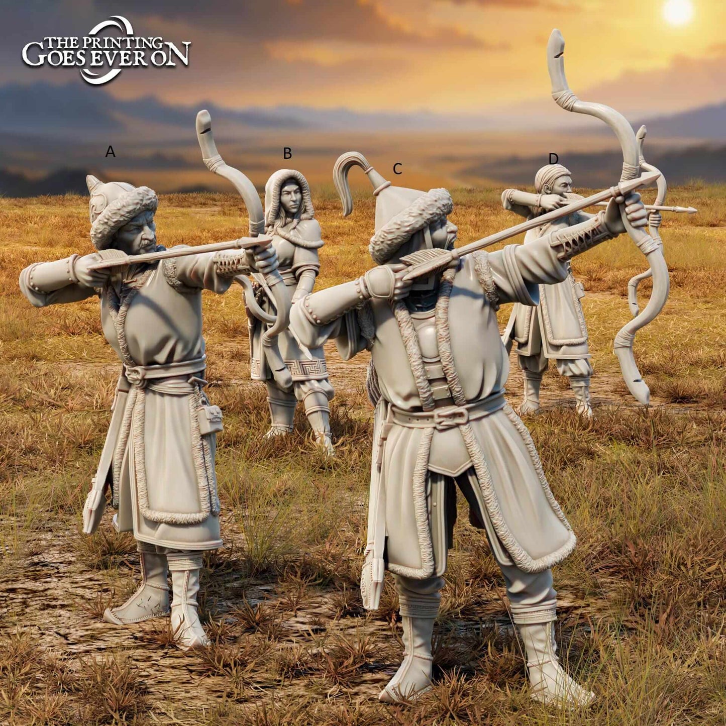 Golden Khanate Archers - Tales of the Golden Khanate - The Printing Goes Ever On
