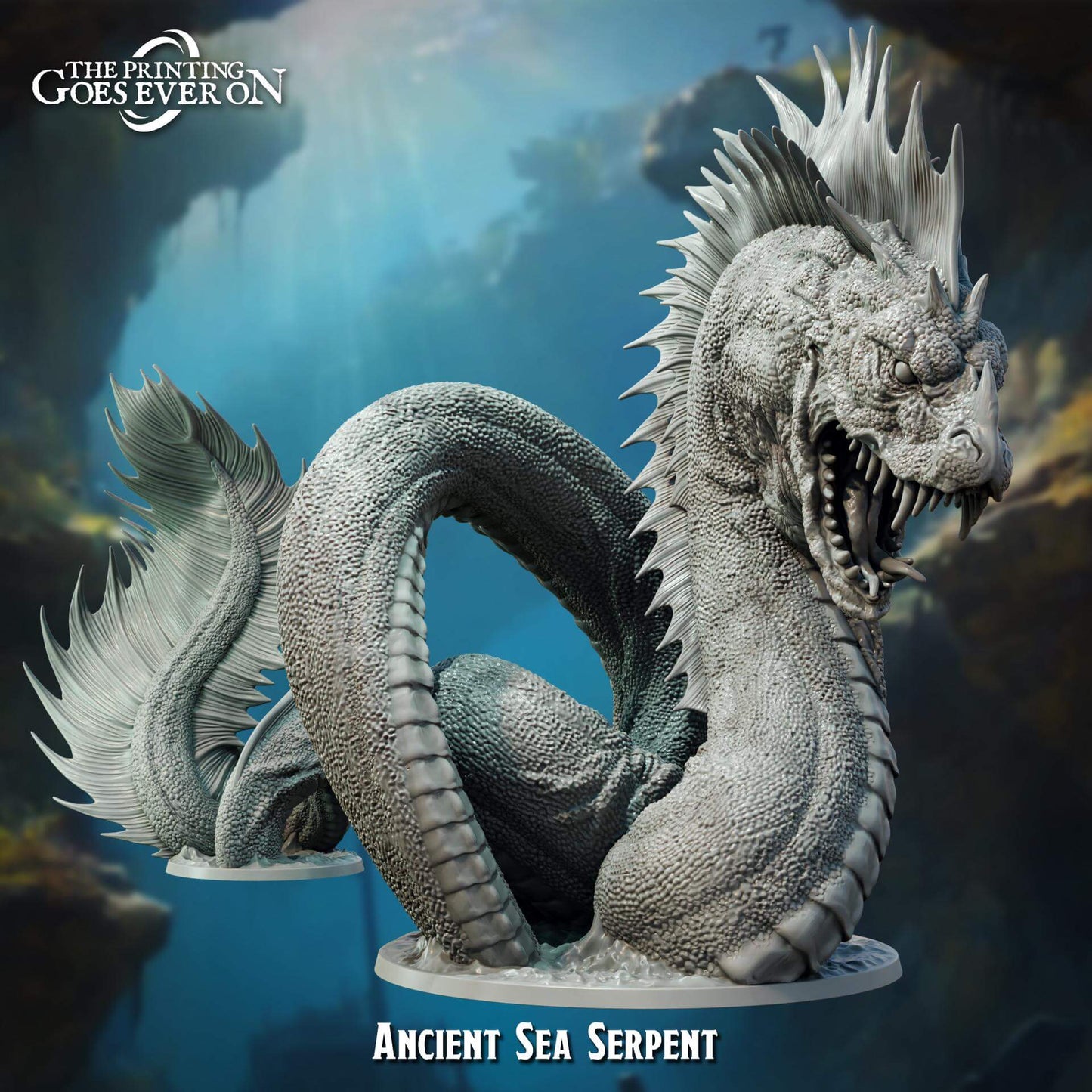 Ancient Sea Serpent -Tides of Terror - The Printing Goes Ever On