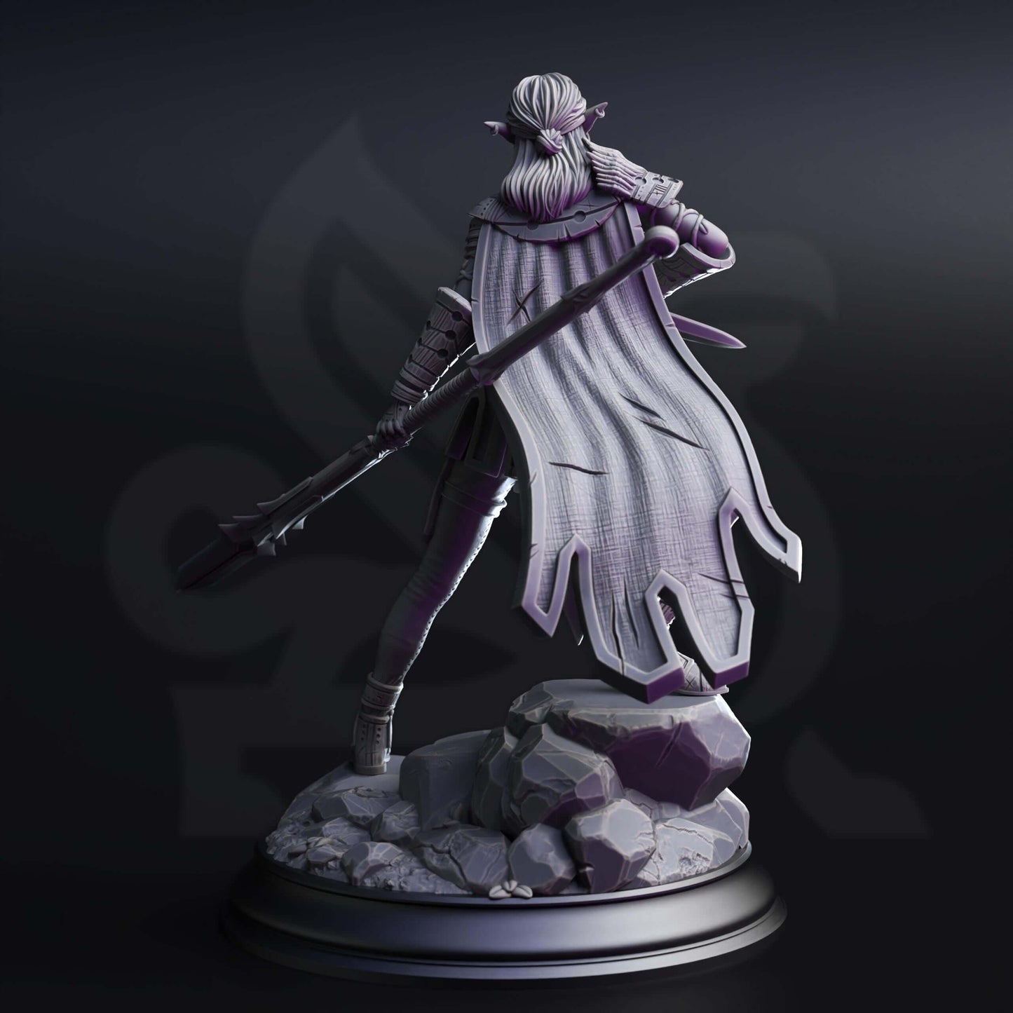 Drow Pathfinder - Vixa Indwynath - 3D Printed Resin RPG/Tabletop/Boardgames Miniature DM Stash