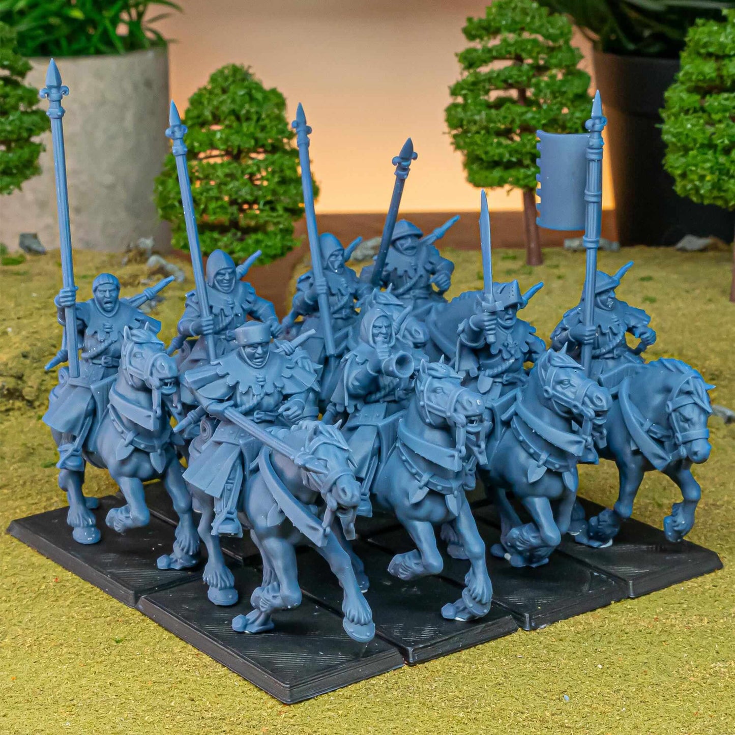 Gallia Mounted Yeomen - Highlands Miniatures - Breton Proxies