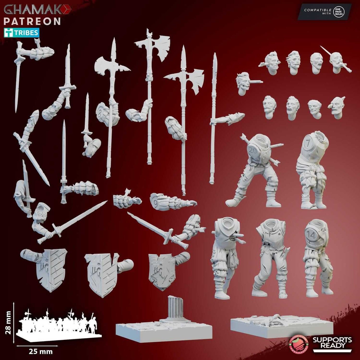 Imperial Zombies - Miniatures by Ghamak