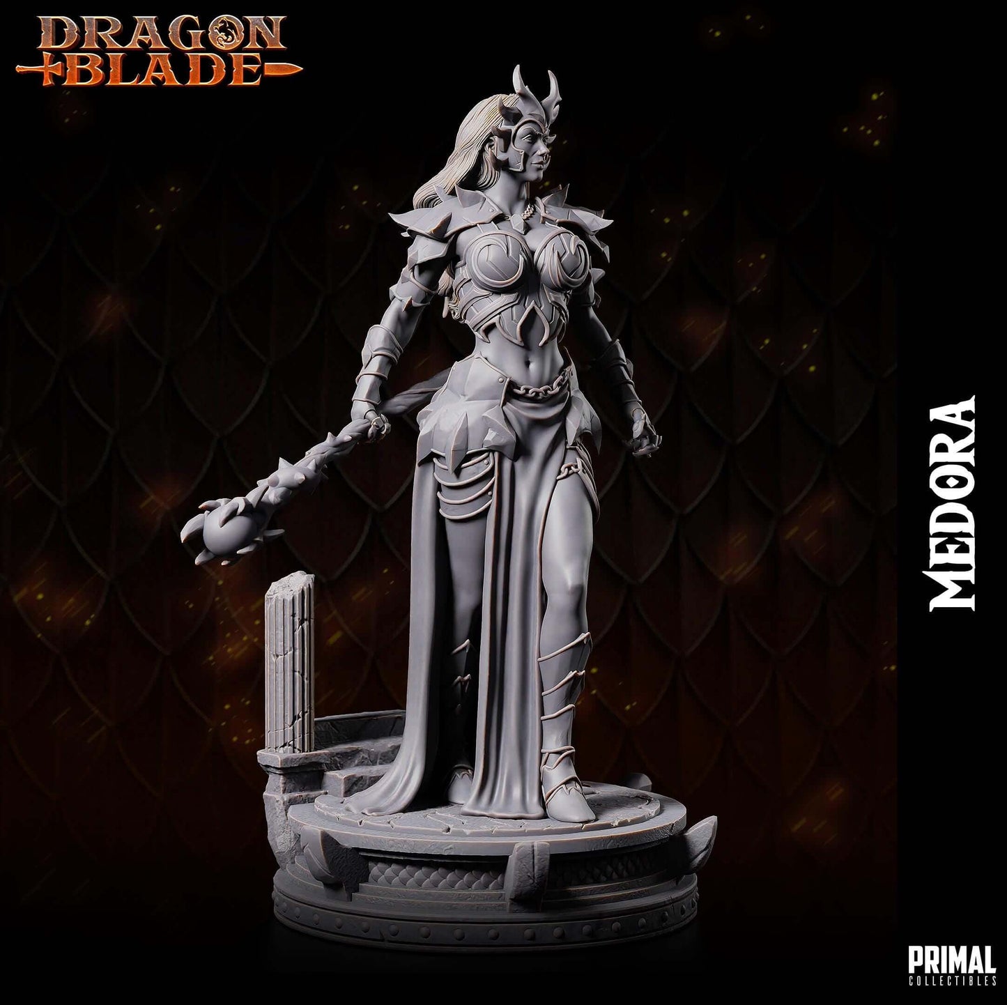 Dragon Dark Queen Medora Dragonblade - Masters of Dungeon Quest
