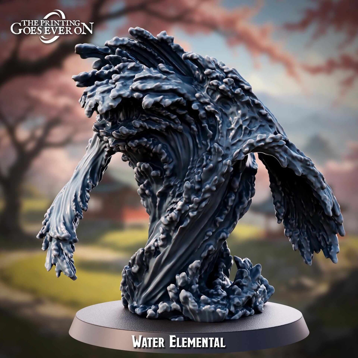 Water Elemental - Slayer Masquerade - The Printing Goes Ever On