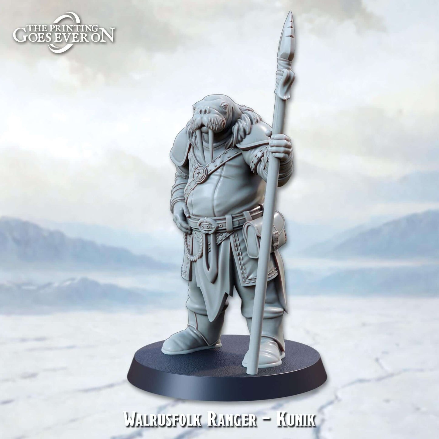 Walrusfolk Ranger - Frostbound Fate - The Printing Goes Ever On