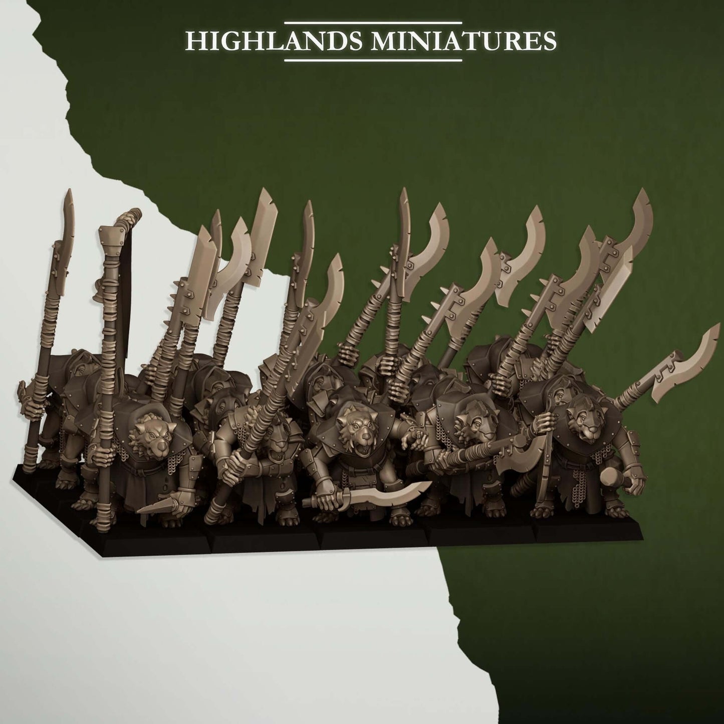 Sewer Vermin Thugs - Highlands Miniatures