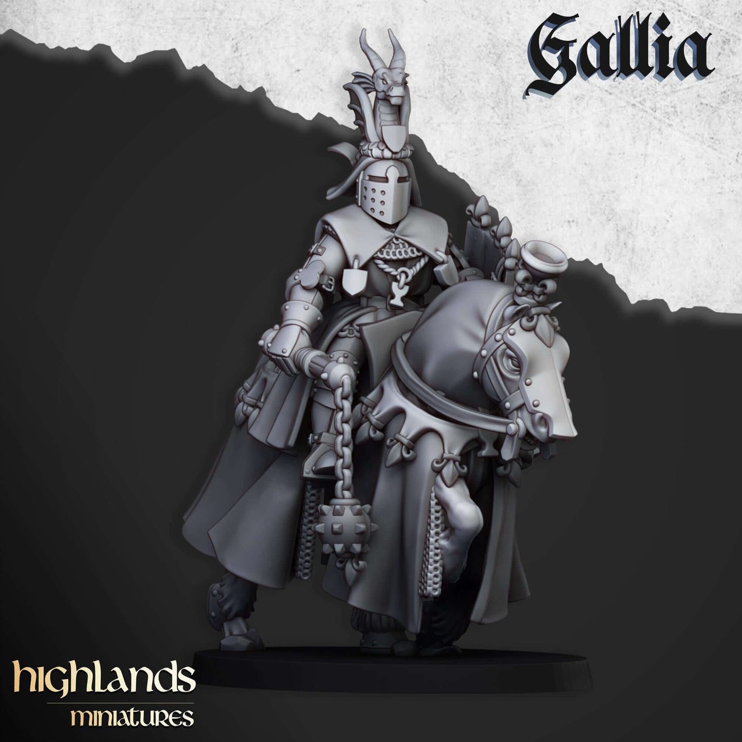 Gallia Royal Knights - Highlands Miniatures - Breton Proxies