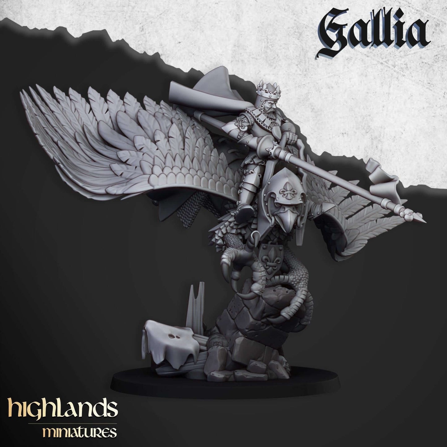 Robert the Gallia High King - Highlands Miniatures - Breton Proxies