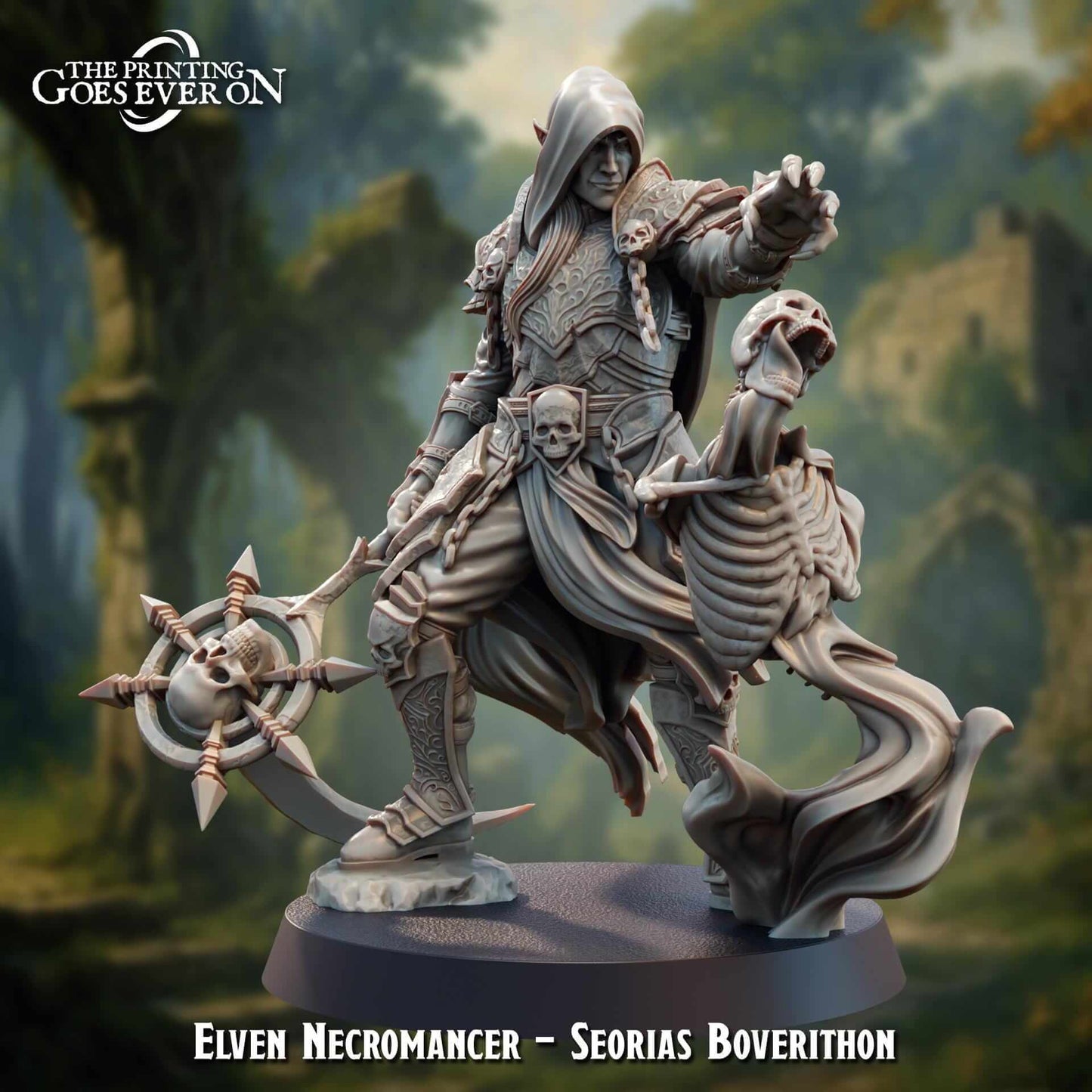 Seorias Boverithon Elven Necromancer - Dead Elves & Prism Spells - The Printing Goes Ever On