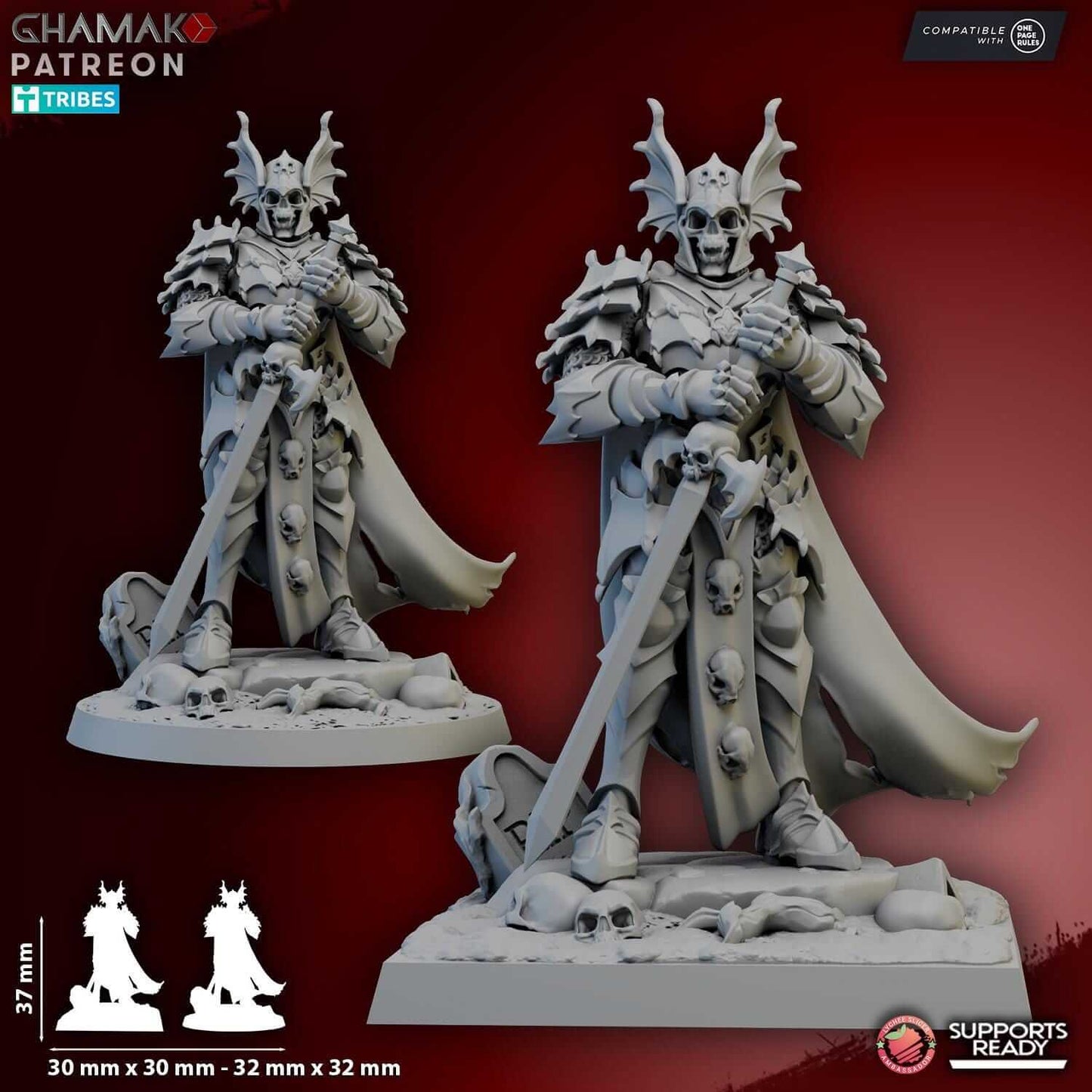 Miklós the Broken - Vampire Lords - Miniatures by Ghamak