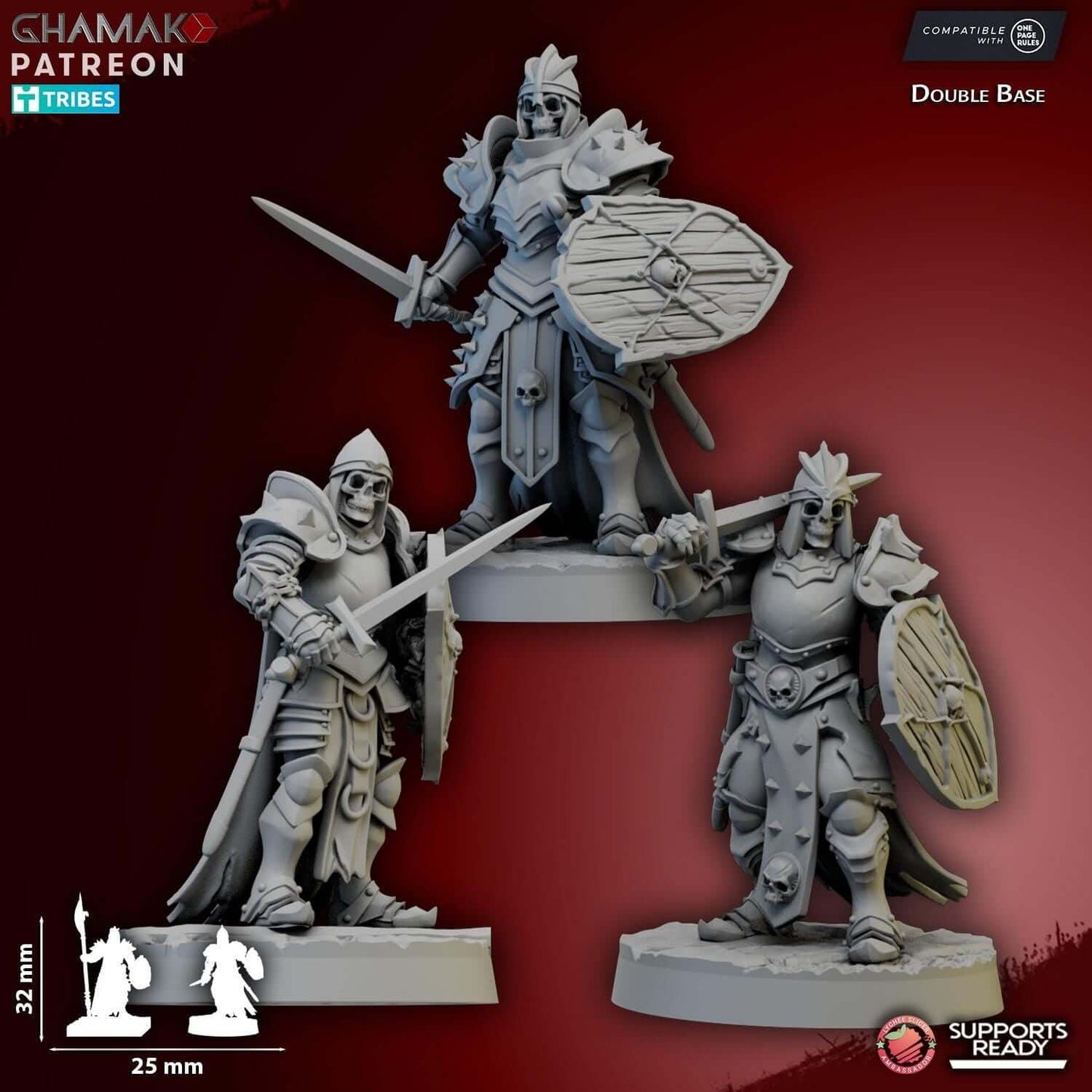 Curtenic Guard - Vampire Counts Proxy - Ghamak Miniatures