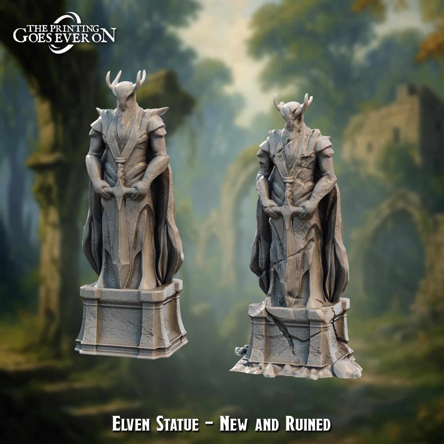 Elven Statues - Dead Elves & Prism Spells - The Printing Goes Ever On