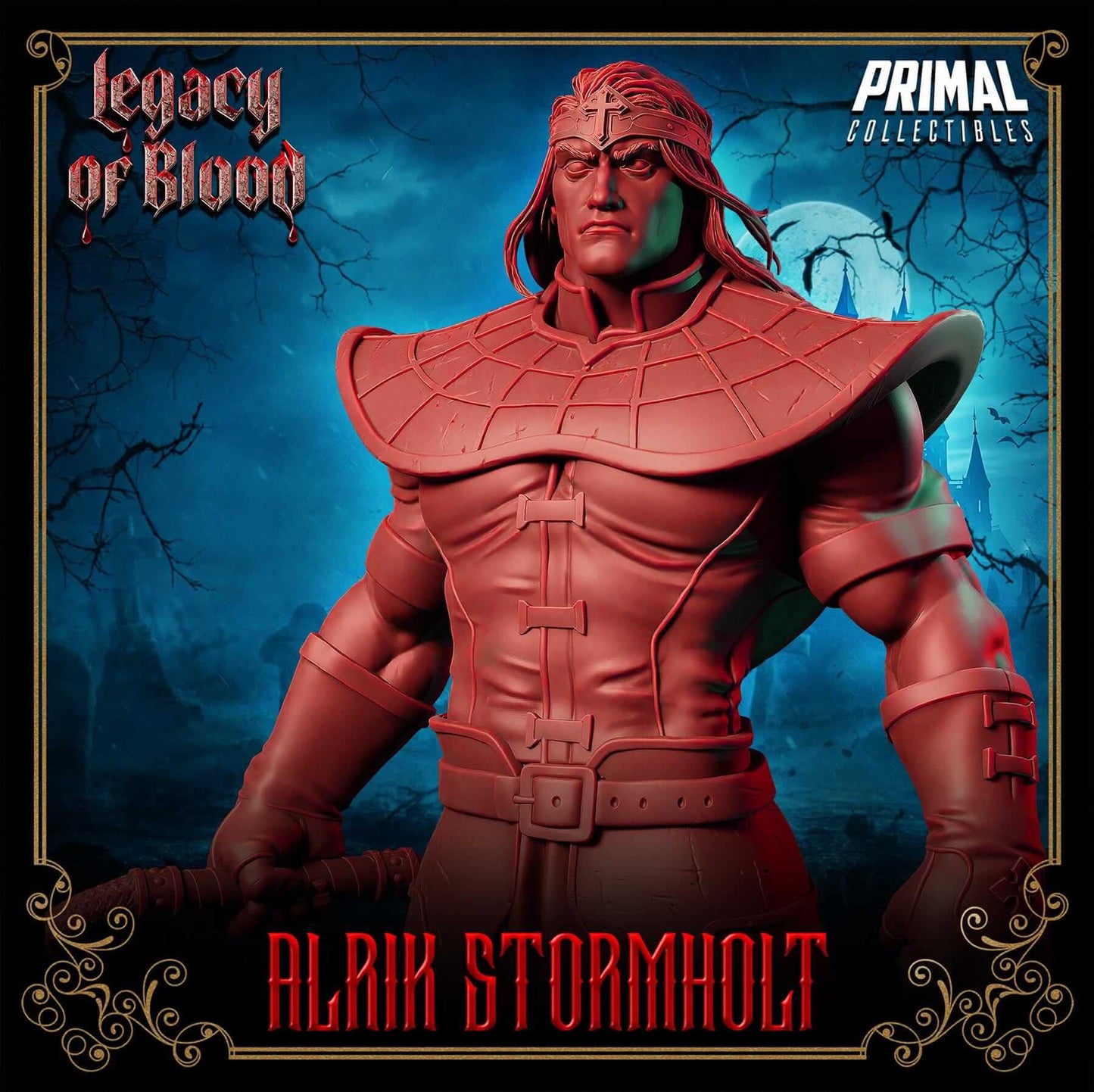 Alrik Stormholt - Legacy of Blood 3D Printed Resin RPG/Tabletop/Boardgames Miniature Primal Collectibles