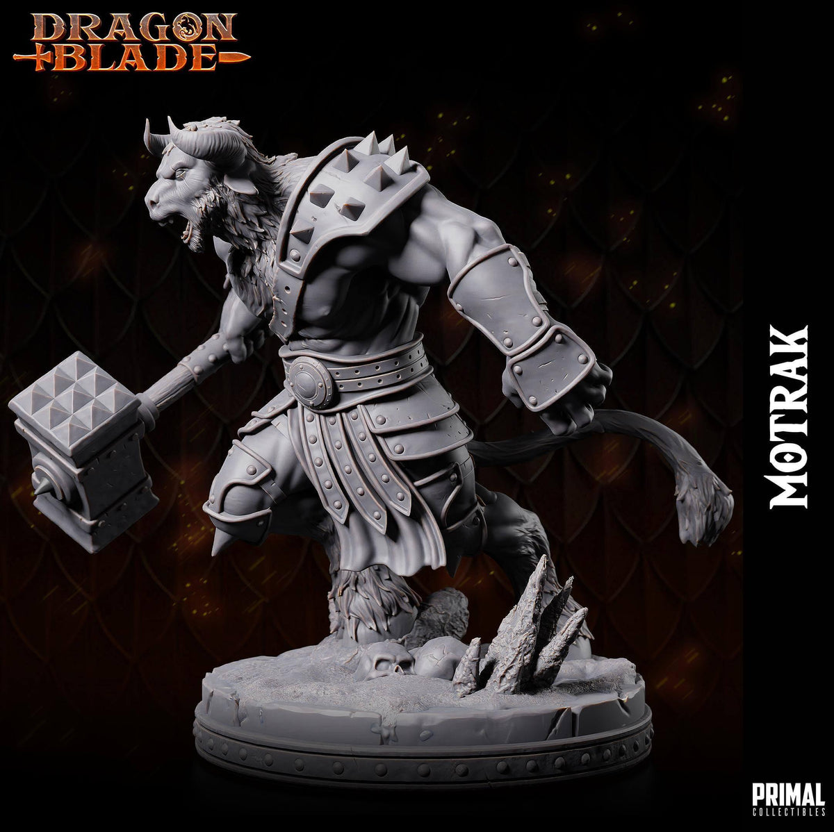 Motrak Minotaur Dragonblade - Masters of Dungeon Quest