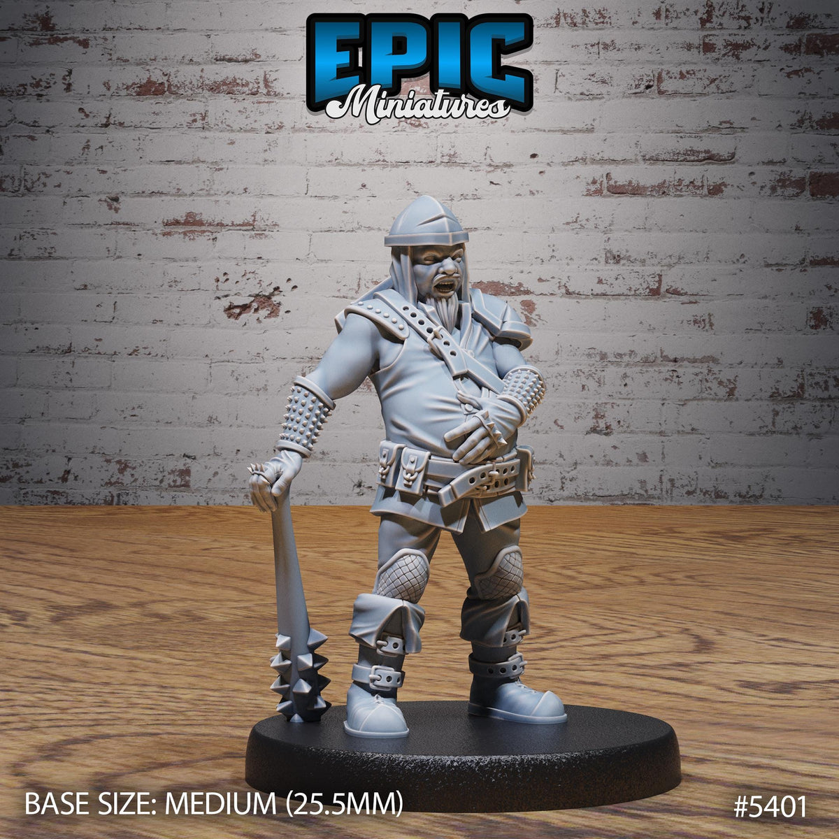 3D Resin Miniature Bandit - D&D Epic Miniatures