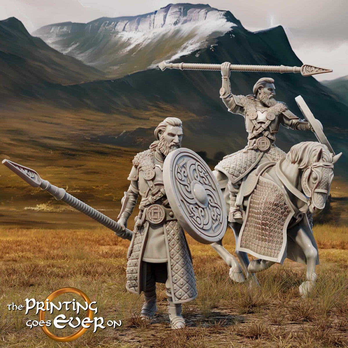 Prince Ebremer foot and mounted - Last Stand - Printing Goes Ever On