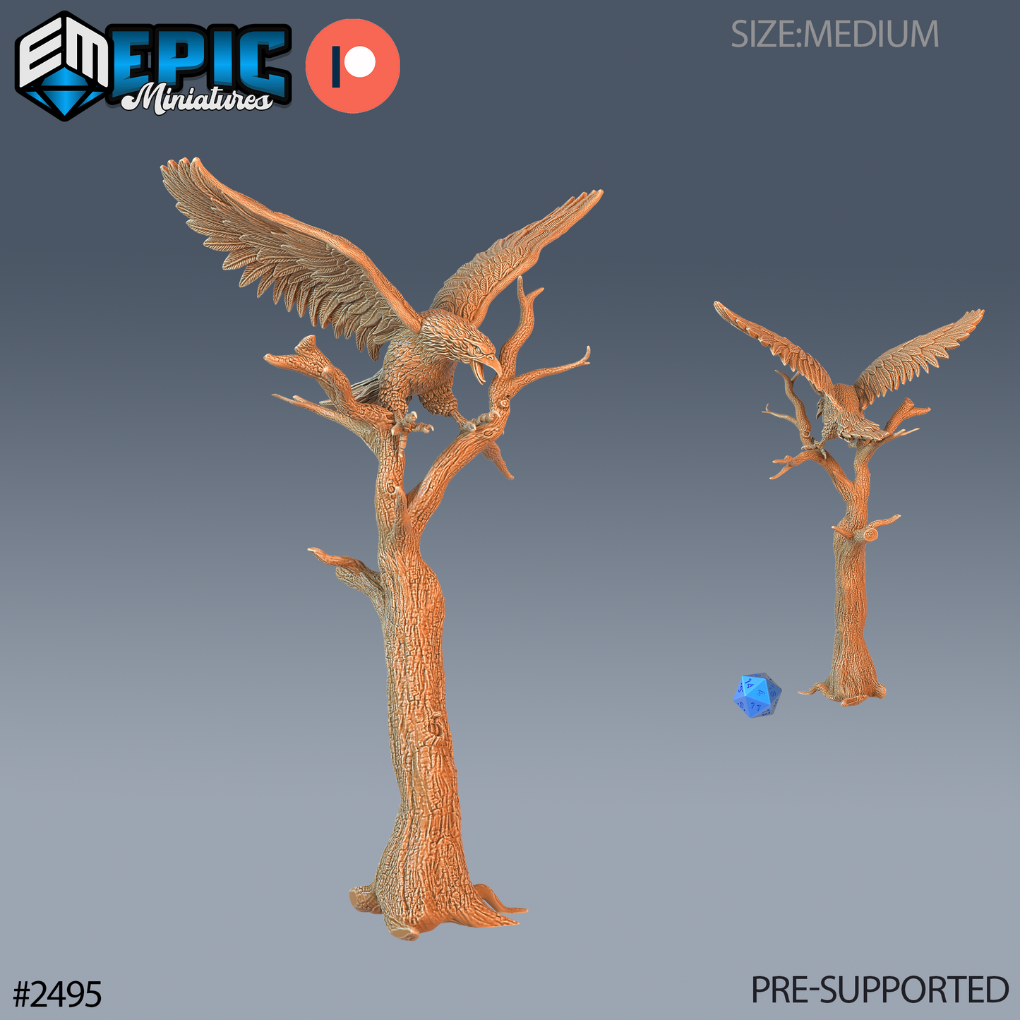 3D Resin Miniature Roc - D&D Epic Miniatures
