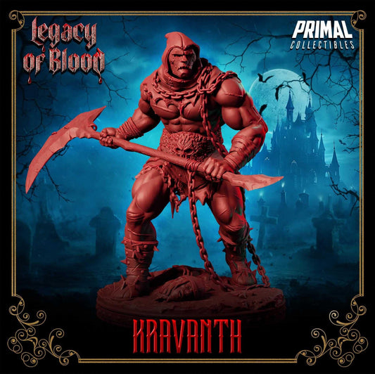 Kravanth - Legacy of Blood 3D Printed Resin RPG/Tabletop/Boardgames Miniature Primal Collectibles