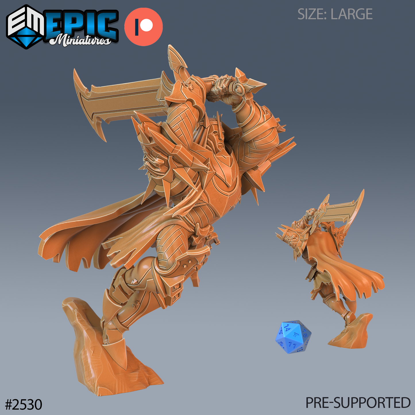 3D Resin Miniature Heavenly Guard - D&D Epic Miniatures