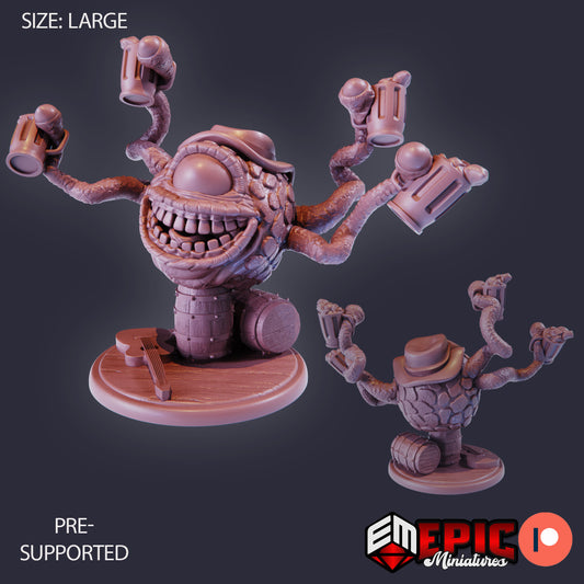 3D Resin Miniature Beer Holding Eye Terror - D&D Epic Miniatures