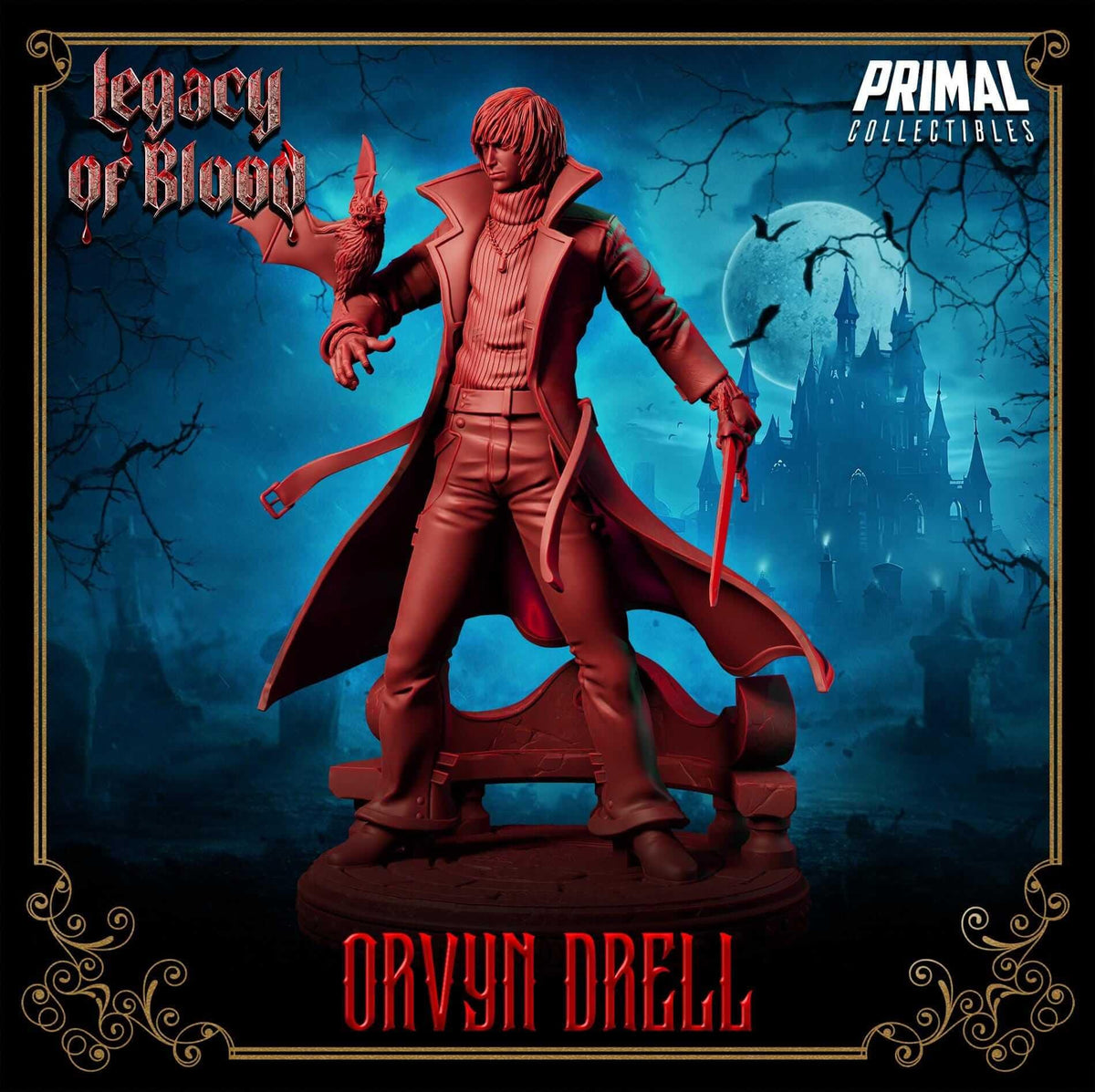 Orvyn Drell - Legacy of Blood 3D Resin Miniature