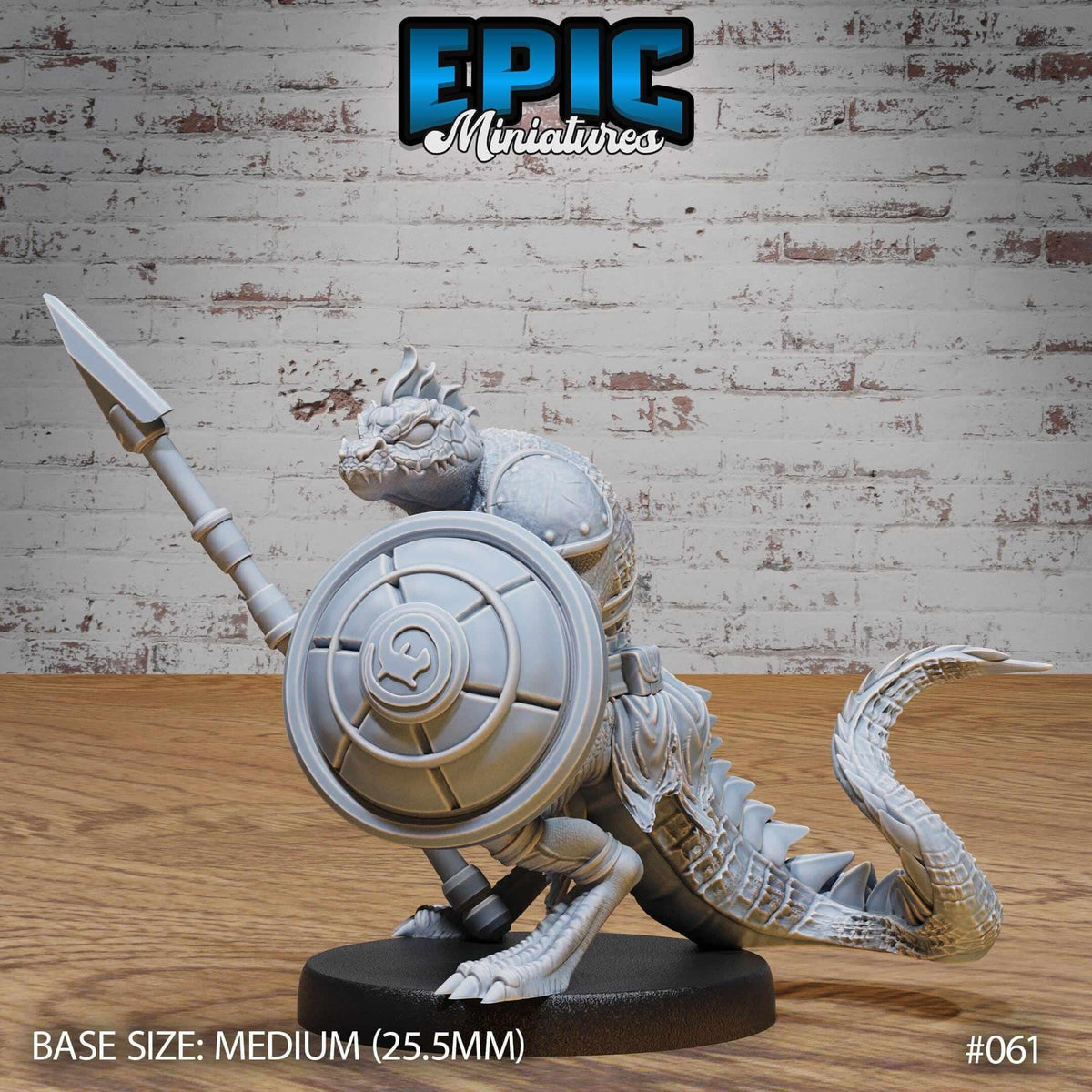 Bandit Lizard Folk Set - Epic Miniatures - Dungeons and Dragons