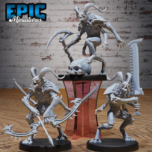 3D Resin Miniature Insect Folk Elite - D&D Epic Miniatures