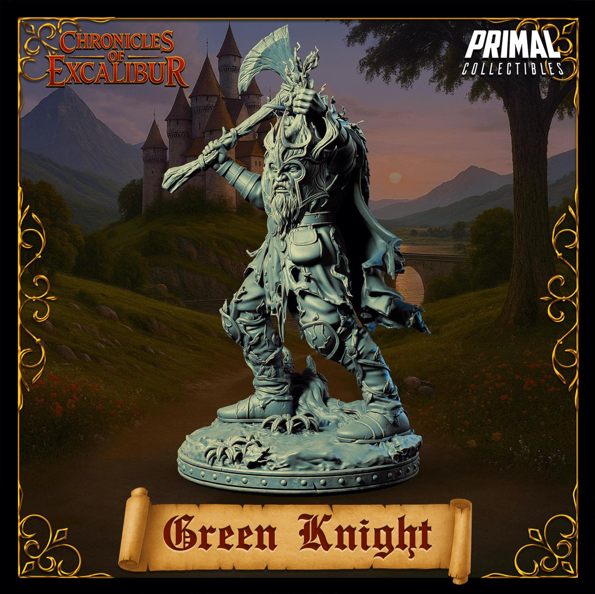 Mystic Green Knight - Chronicles of Excalibur- Primal Collectibles