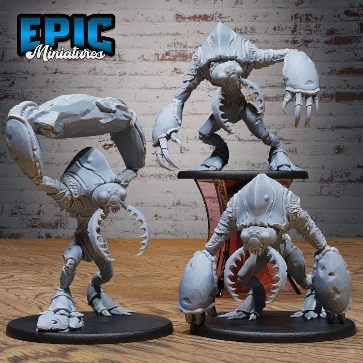 3D Resin Miniature Wild Insect Hulk - D&D Epic Miniatures