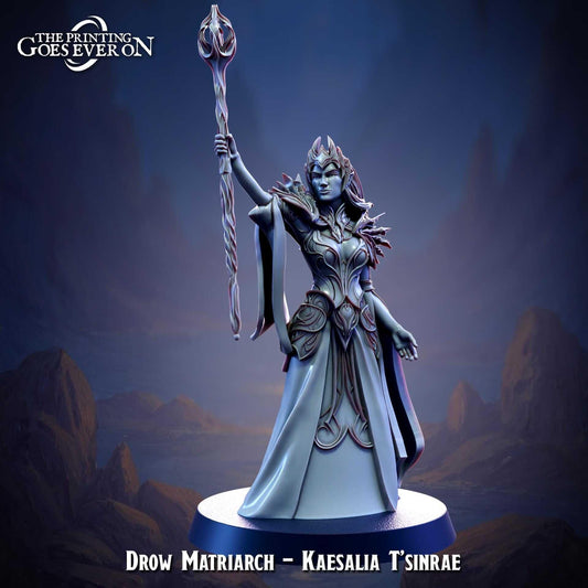 Drow Matriarch Kaesalia T'sinrae - Tyranny of Bliss - The Printing Goes Ever On