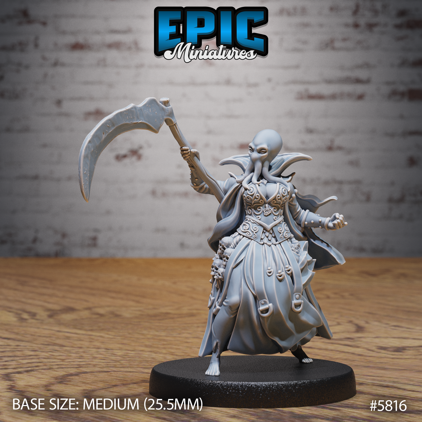 3D Resin Miniature Mind Mistress - D&D Epic Miniatures