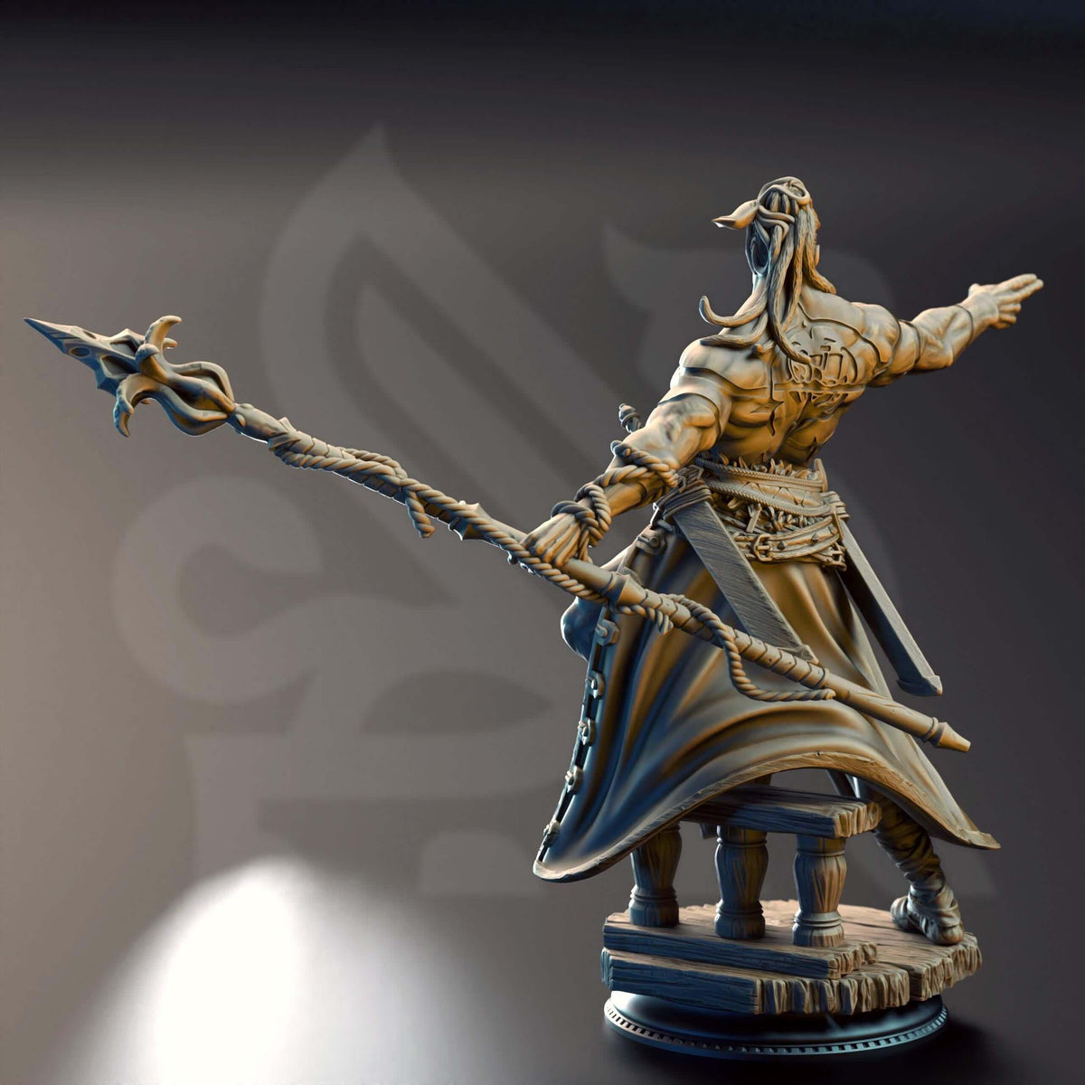 Goliath Pirate First Mate - Arakun of the Wastes - 3D Printed Resin RPG/Tabletop/Boardgames Miniature DM Stash