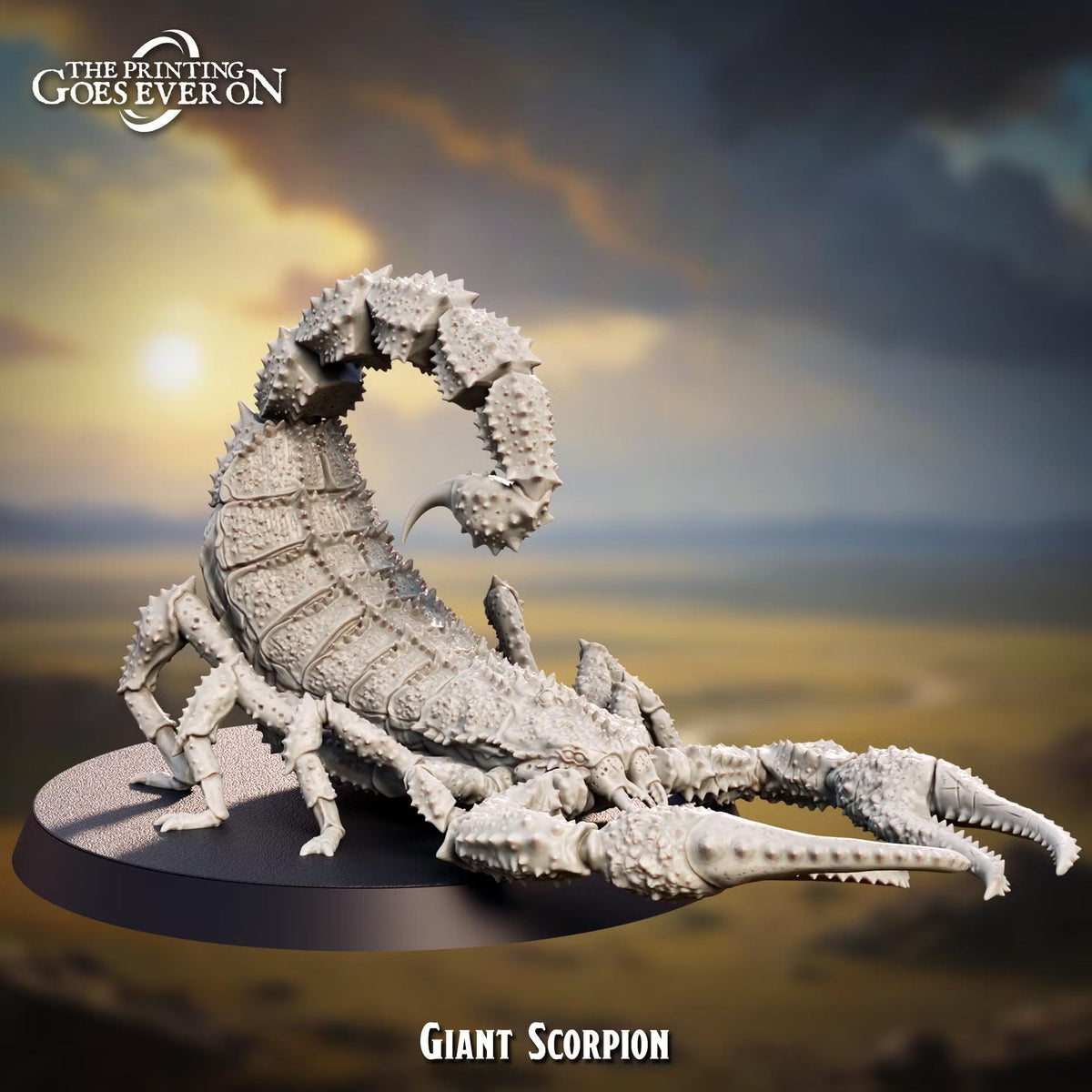 Giant Scorpion - Purple Trail - The Printing Goes Ever On