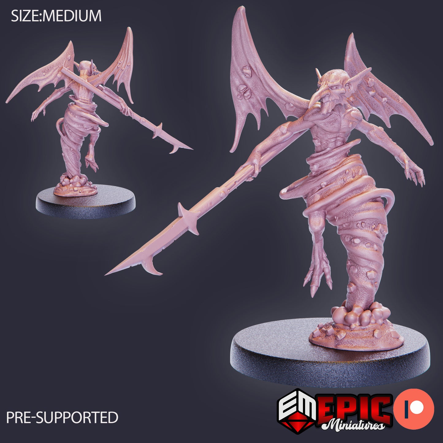 3D Resin Miniature Sand Mephit - D&D Epic Miniatures