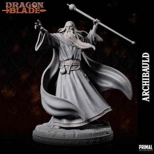 Archbauld White Wizard - Dragonblade - Primal Collectibles