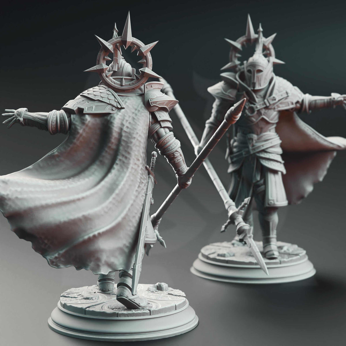 Bodyguard Knight - Roland the Dutiful - 3D Printed Resin RPG/Tabletop/Boardgames Miniature DM Stash